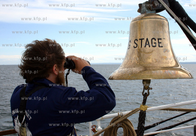 Wizyta zaglowca George Stage - najmniejszego pelnorejowca...
