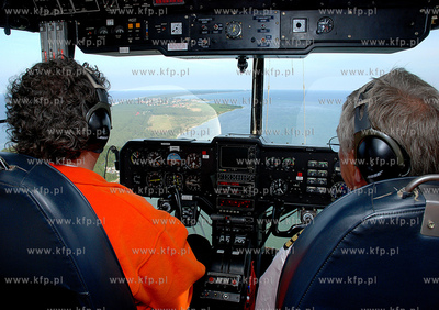 Polwysep Helski z Lotu Ptaka. Podczas lotu sterowcem...