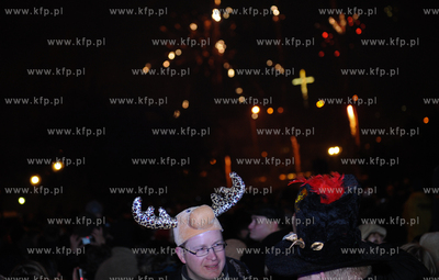 Gdynia. Skwer Kosciuszki. Mieszkancy Gdyni swietuja...