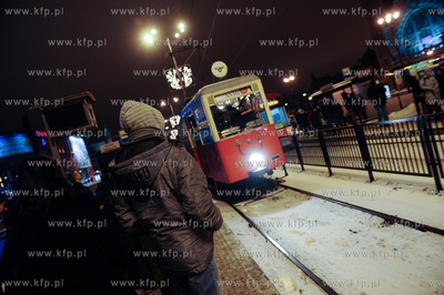 Gdansk. Tramwaj Konstal N o numerze taborowym 11 z...