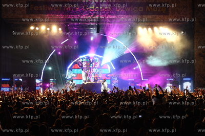 Gdansk. Plac Zebran Ludowych. Festiwal MTV Gdansk Dzwiga...