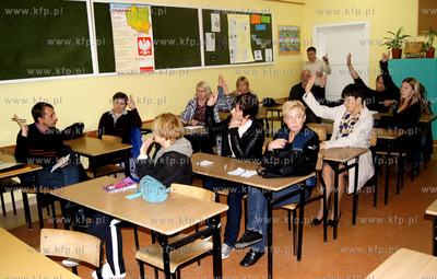 Szkole Podstawowej nr 1 w Rumi ogloszono pogotwie strajkowe....