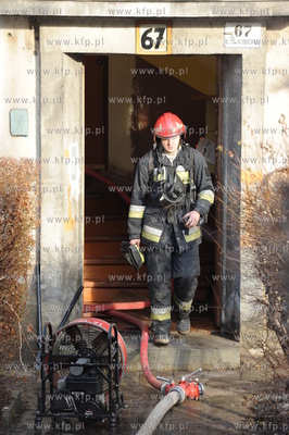 Sopot. Pozar mieszkania na ulicy Jana Sobieskiego 67....