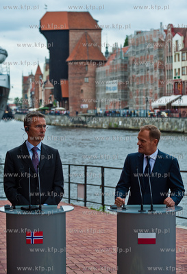 Gdansk, taras Polskiej Filharmonii Baltyckiej. Konferencja...