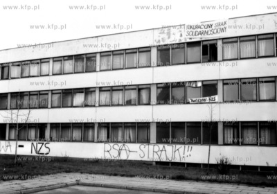 Gdansk. Strajk majowy na Uniwersytecie Gdanskim, Wydzial...