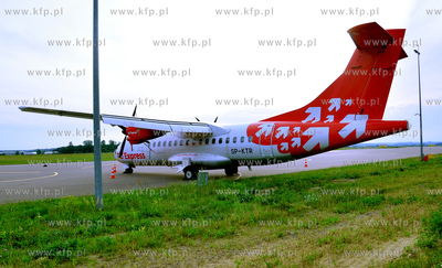 Plyta postojowa Portu Lotniczego im Lecha Walesy Gdansk...