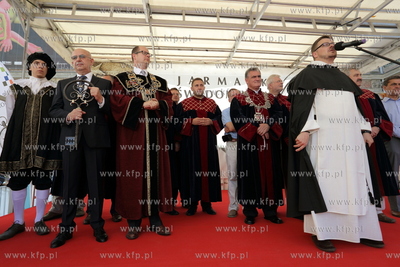 Otwarcie 753 Jarmarku św. Dominika w Gdansku. Nz....