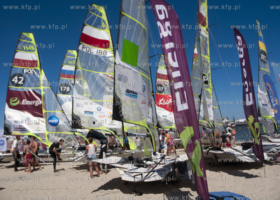 Regaty LOTTO 49er Grand Prix Gdynia 2014. 19.07.2014...