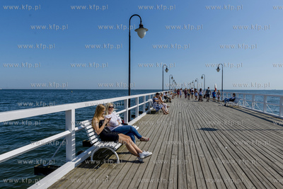 Gdynia, molo i klif w Orłowie.
25.08.2019 
Fot. Krzysztof...