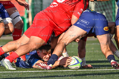 Sopot. Stadion Ogniwo Sopot. Ekstraliga rugby. Mecz...