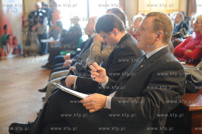 Gdansk, budynek Rady Miasta Gdanska. Spotkanie radnych...