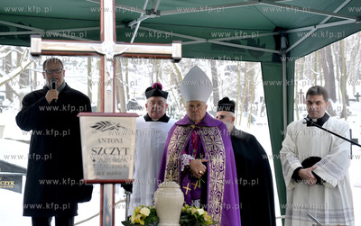 Gdansk - Srebrzysko. Pogrzeb Antoniego Szczyta. Nz....