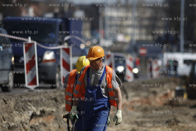 Gdansk Wrzeszcz. Remont torowiska na ul Grunwaldzkiej.
18.04.2011
fot....