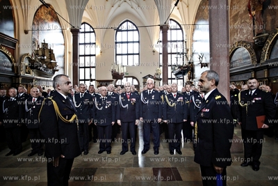 Gdansk. Dwor Artusa. Wojewódzkich Obchodach Dnia Strażaka,...