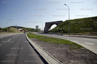 Trasa przyszlej Pomorskiej Kolei Metropolitalnej. Nz....