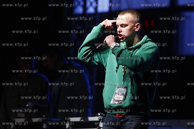 Pruszcz Gdanski. Festiwal Gramy Rap. Nz. Michu.
09.11.2013
fot....