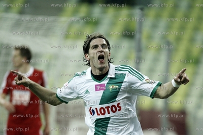 Gdansk. PGE Arena. Mecz o mistrzostwo Ekstraklasy Lechia...