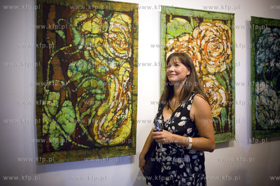 Galeria ZPAP w Gdańsku. Otwarcie wystawy Heleny Sadłek...