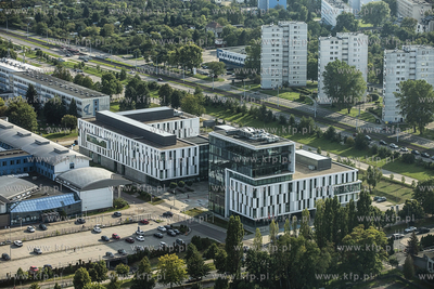 Widok z Olivia Star. Bałtycki Kampus Uniwersytetu...