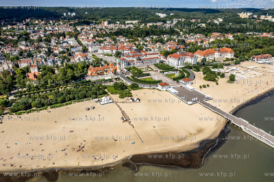 Wejscie na plażę nr 23  w Sopocie.
01.08.2022
fot....