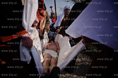 Wielki Piatek. Misterium Meki Panskiej na ulicach Gdanska....