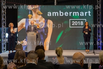 Gdańsk, Amberexpo, otwarcie Targów Ambermart . Nz....