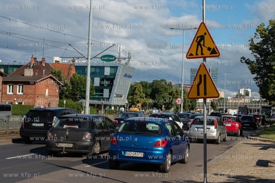 Utrudnienia drogowe na al. Grunwaldzkiej we Wrzeszczu...