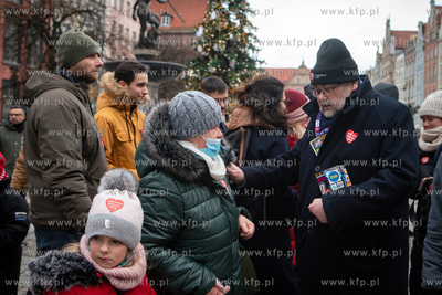 Gdańsk, Długi Targ. 30 Finał Wielkiej Orkiestry...