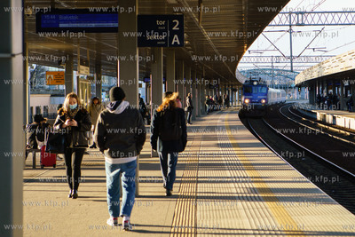 Gdańsk Wrzeszcz. Dworzec PKP. 22.02.2022 / Fot. Anna...