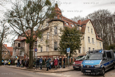 Gdańsk. Manifestacja pod konsulatem Rosji we Wrzeszczu....