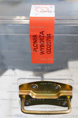 Gdańsk Strzyża. Wybory Prezydenckie 2025. Nz. Obwodowa...