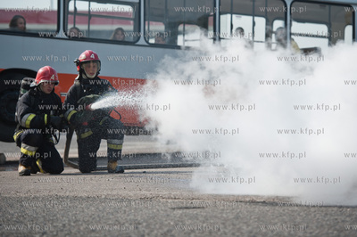 Gdansk. Teren bazy autobusowej ZKM przy ul. Hallera....