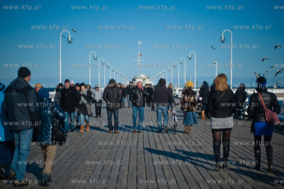 Sopot. Sloneczne niedzielne popoludnie na molo. 
03.03.2013
fot....