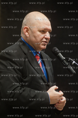 Hala Ergo Arena. Uroczystosc podpisania umowy pozyczki...