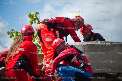 Gdansk Oliwa. Jednostka Strazy Pozarnej przy ul. Beniowskiego....