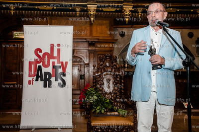 Gdansk. Dwor Artusa. Uroczystosc wreczenia Nagrod Prezydenta...