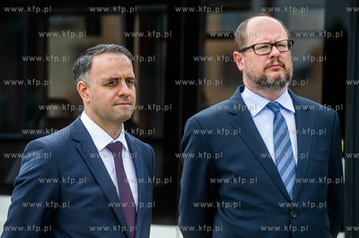 Gdansk. Olowianka. Uroczystosc podpisania umowy na...