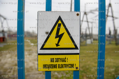 Gdynia. Rozdzielnia wysokiego napięcia przy ulicy...