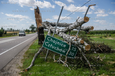 Rytel k. Chojnic. Skutki nawałnicy, która z piątku...