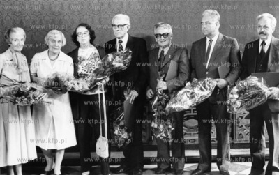 Laureaci nagrod prezydenta Gdanska. Od lewej: Natalia...