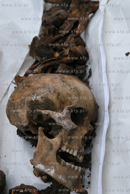 Malbork. W centrum Malborka, podczas budowy hotelu,...