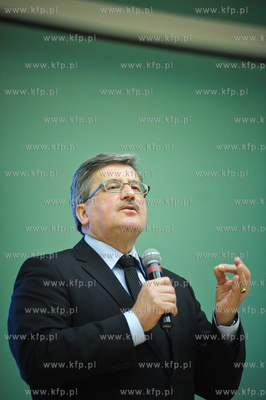 Wizyta prezydenta Bronislawa Komorowskiego w Gdansku....