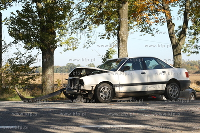 Do groznie wygladajacego wypadku doszlo na krajowej...
