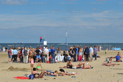 Sopot. Plaza k. Tawerny Rybitwa. Spotkanie Raszarda...