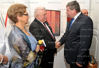70 urodziny Lecha Walesy w oliwskim Palacu Opatow w...