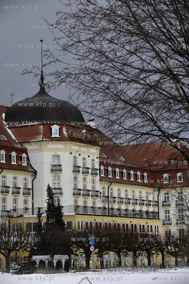 Sopot zimą. Grand Hotel 05.01.2017 fot. fot. Maciej...