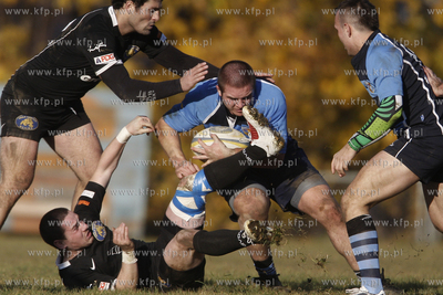 Sopot. Ekstraliga rugby. Ogniwo Sopot - Arka Gdynia.
30.10.2010
fot....
