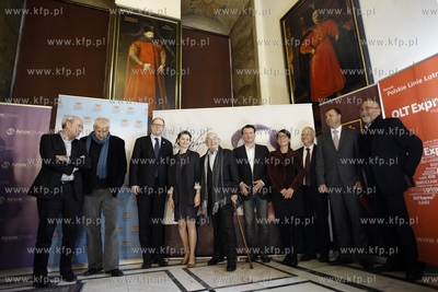 Gdansk. Ratusz Glownego Miasta. Konferencja prasowa...