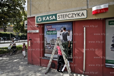 Gdansk. Oddzial Skok Stefczyka na skrzyzowaniu al....