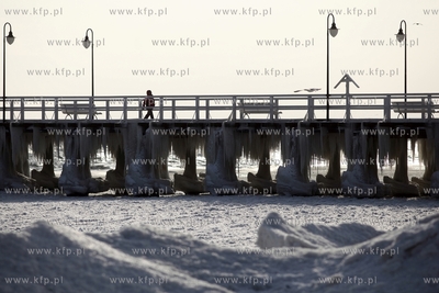 Molo w Gdyni Orlowie.
27.01.2014
fot. Krzysztof Mystkowski...